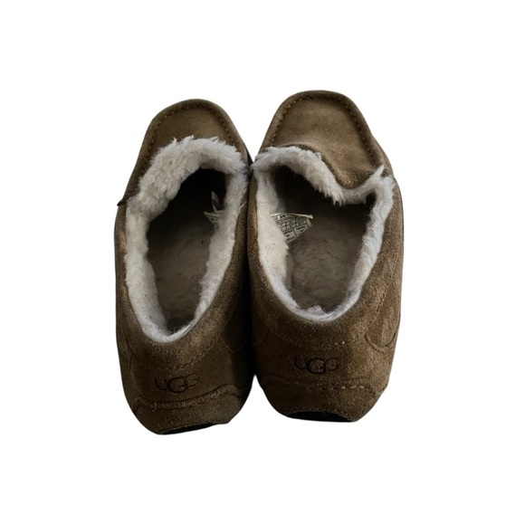 UGG Ansley Brown and White Cozy Slippers Women Size 5 - Picture 6 of 9